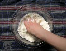 画像:全部を混ぜる