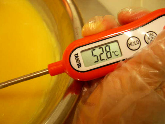 この時の生地温、52.8℃