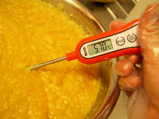 この時の生地温、57.0℃